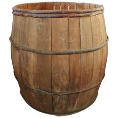 Giant Vintage Wood Barrell 4