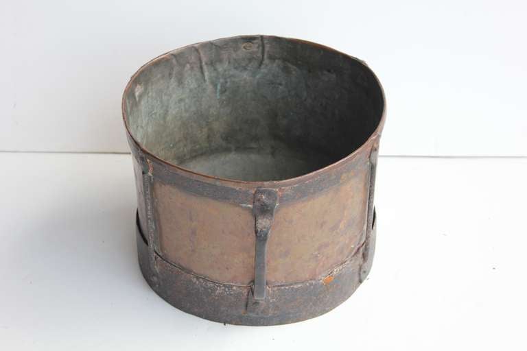 British Antique Original English Copper & Iron Pot For Sale