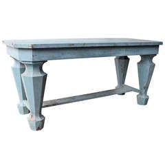 Antique Original American Wooden Rustic Table