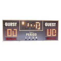 Large Vintage Scoreboard