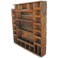 Antique American Folk Art Cubbies