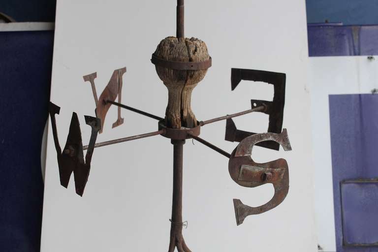 Folk Art Antique Hand Made Weathervane For Sale