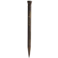 1930's Over Sized Brass Pen Prop 6