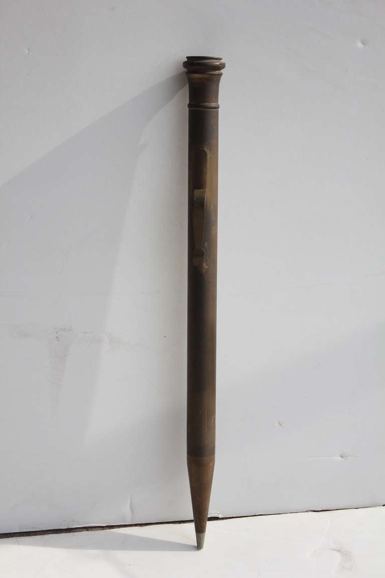 American 1930's Over Sized Brass Pen Prop