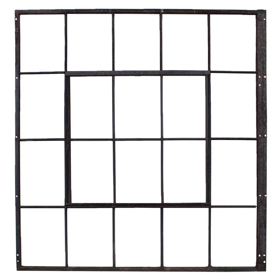 Large Antique Industrial Metal Casement Window, more available