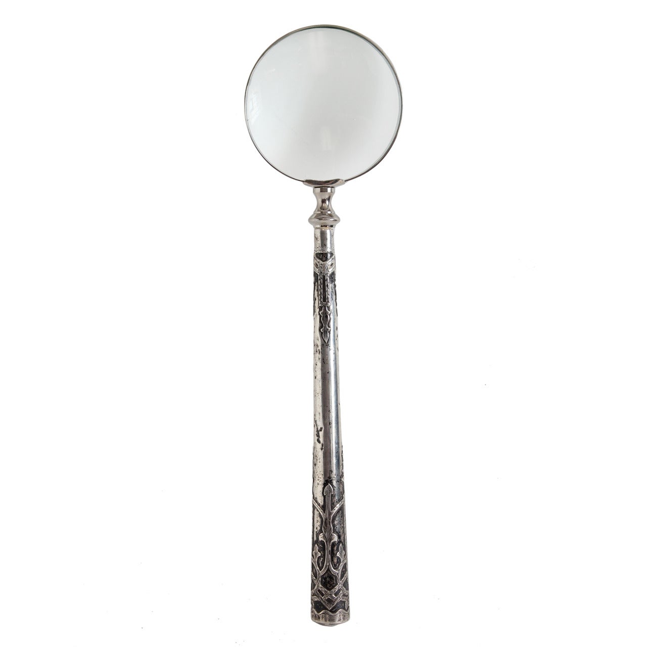 Antique Magnifying Glass with Sterling Handle