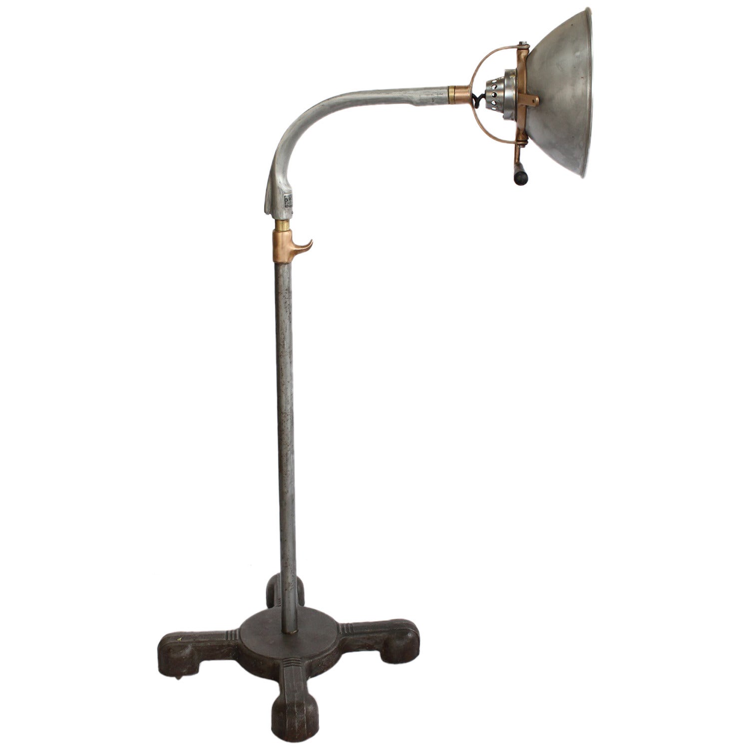 Art Deco Medical Floor Lamp For Sale