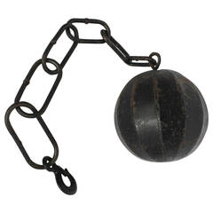 Vintage 1950s Circus or Carnival Ball and Chain