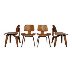 Early Charles & Ray Eames DCW Chairs for Herman Miller