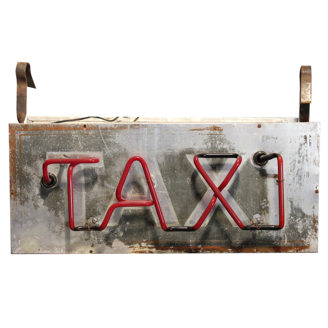 1950's Double Sided Neon Sign TAXI