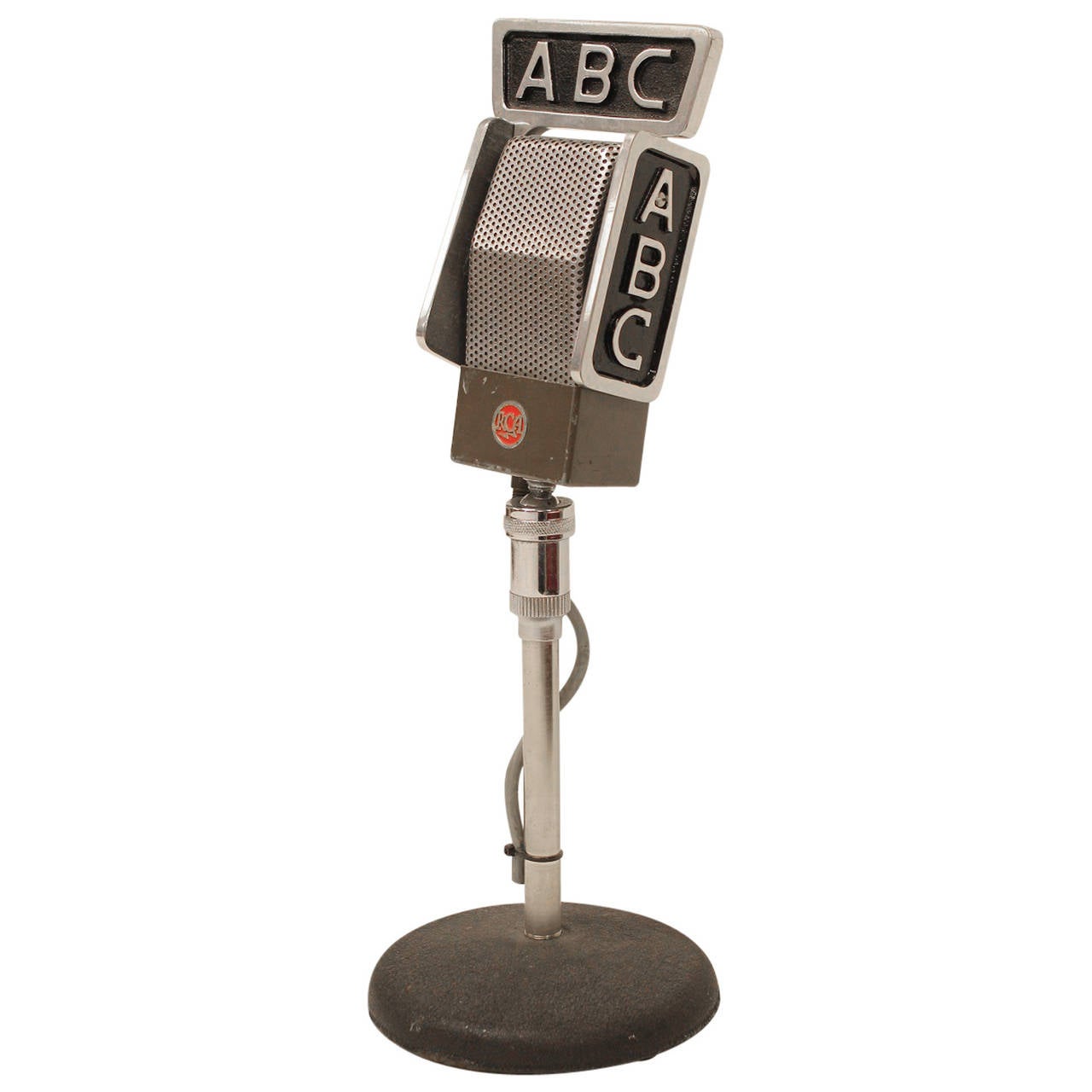 Original 1950s ABC Radio Microphone at 1stdibs