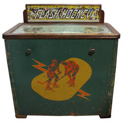 1930s Coin Up Operated "Flash Hockey" Game Machine