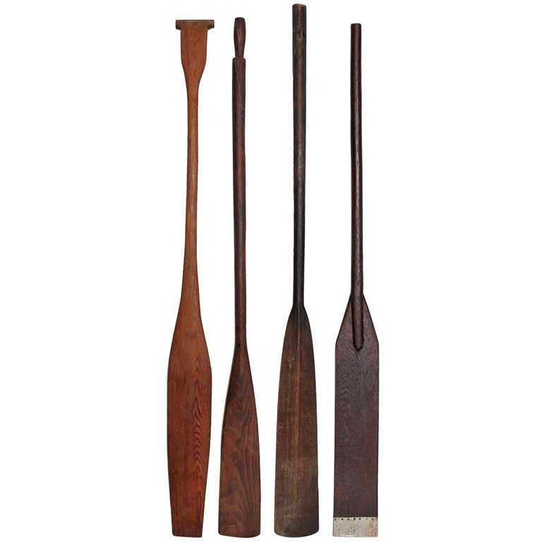 Antique Wooden Oars at 1stdibs