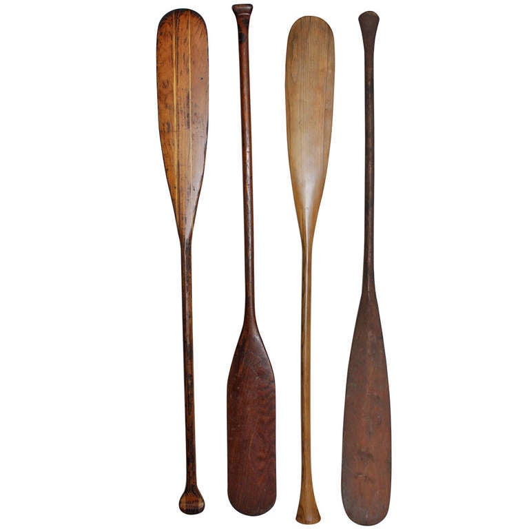 Antique Wooden Oars at 1stdibs