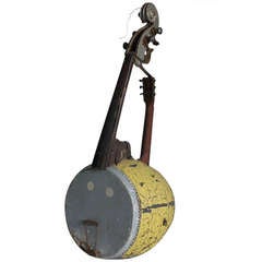 Large Folk Art Instrument Prop