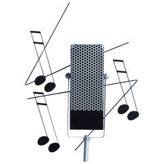 1994's Metal Microphone Sculpture By Curtis Jere 9