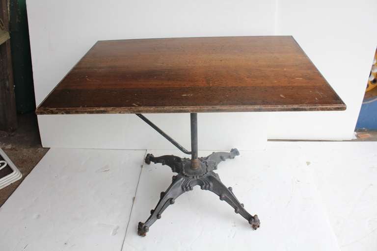 antique hospital bed table