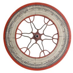 Antique Carnival Game Wheel