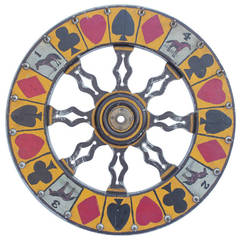 Vintage Carnival Game Wheel
