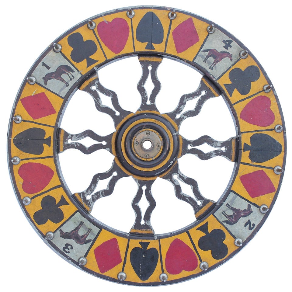 Vintage Carnival Game Wheel