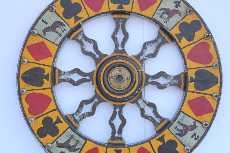 vintage carnival wheel