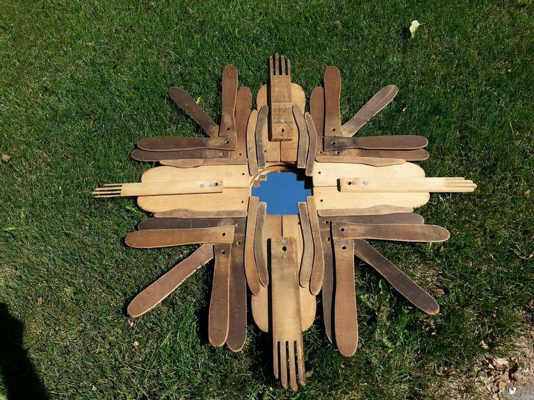 Folk Art Mirror