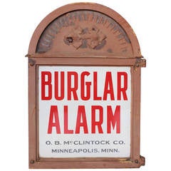 Used Early 1900s Bank Vault Burglar Alarm by O.B. McClintock