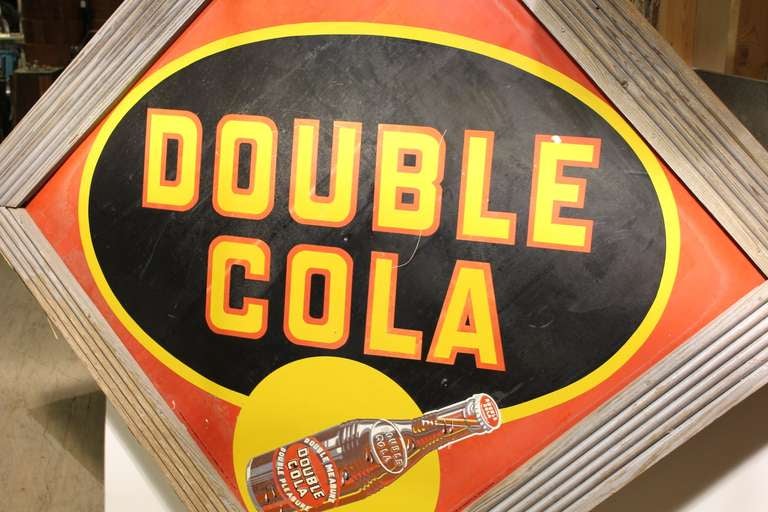 Over sized 1950's metal sign 