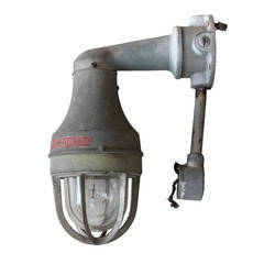 1930s Explosion Proof Industrial Wall Sconces, Eight Available 3