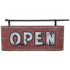 Double Sided Neon Sign OPEN