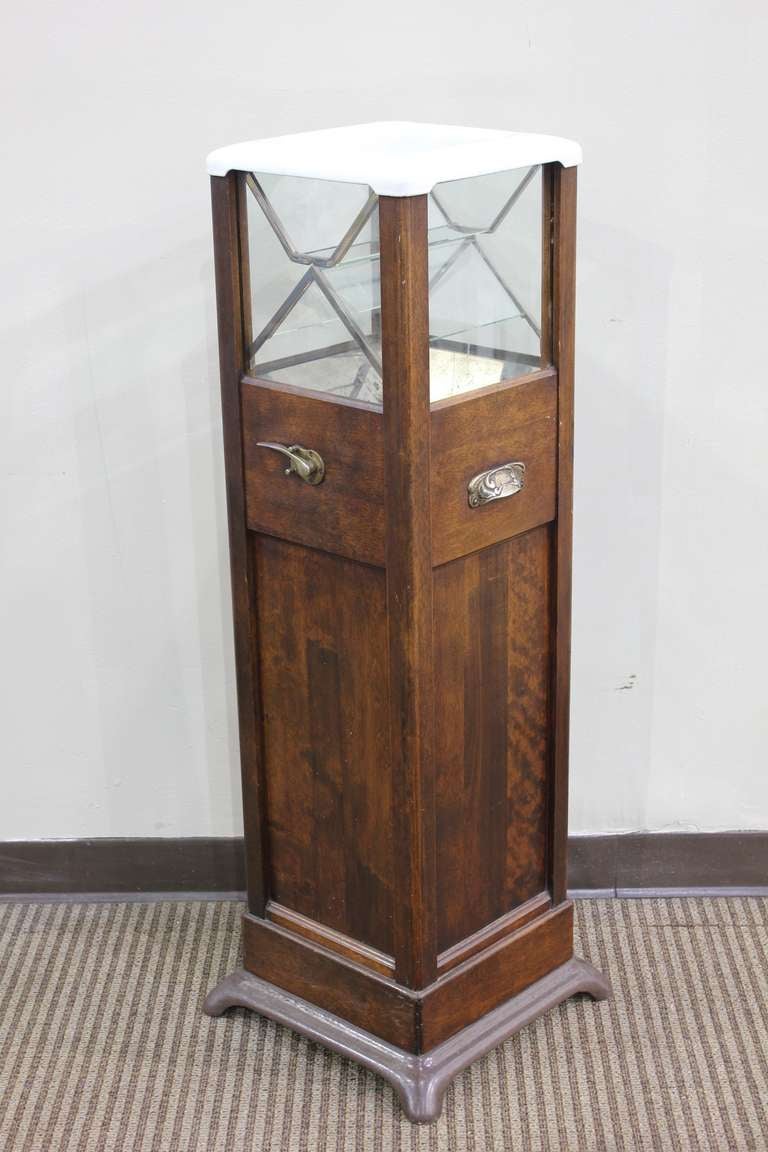 1920's original American movie/theater ticket grinder/receptacle.