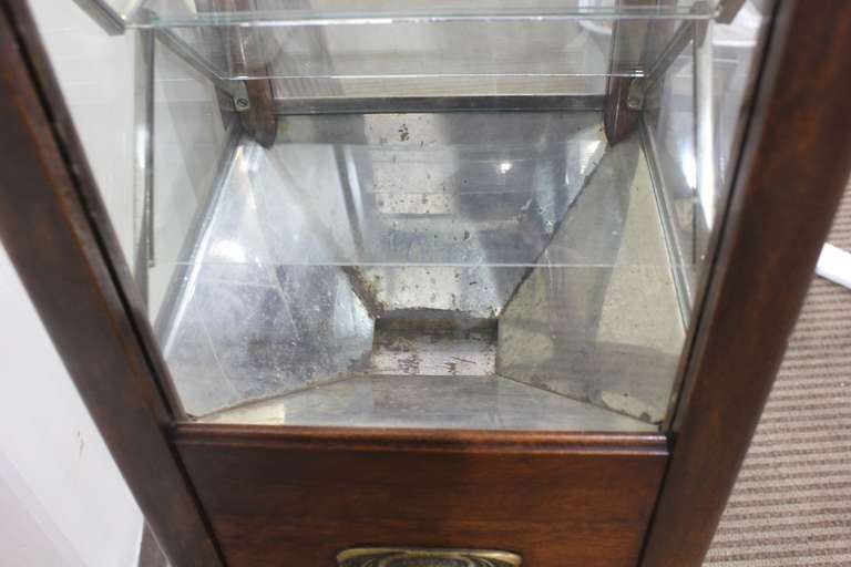 American Antique Movie Theatre Ticket Grinder/Receptacle