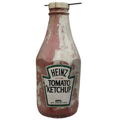 Over Three-Foot Tall 1950s Advertising Heinz Ketchup Bottle