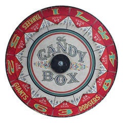 1930's New York's Team Game Wheel