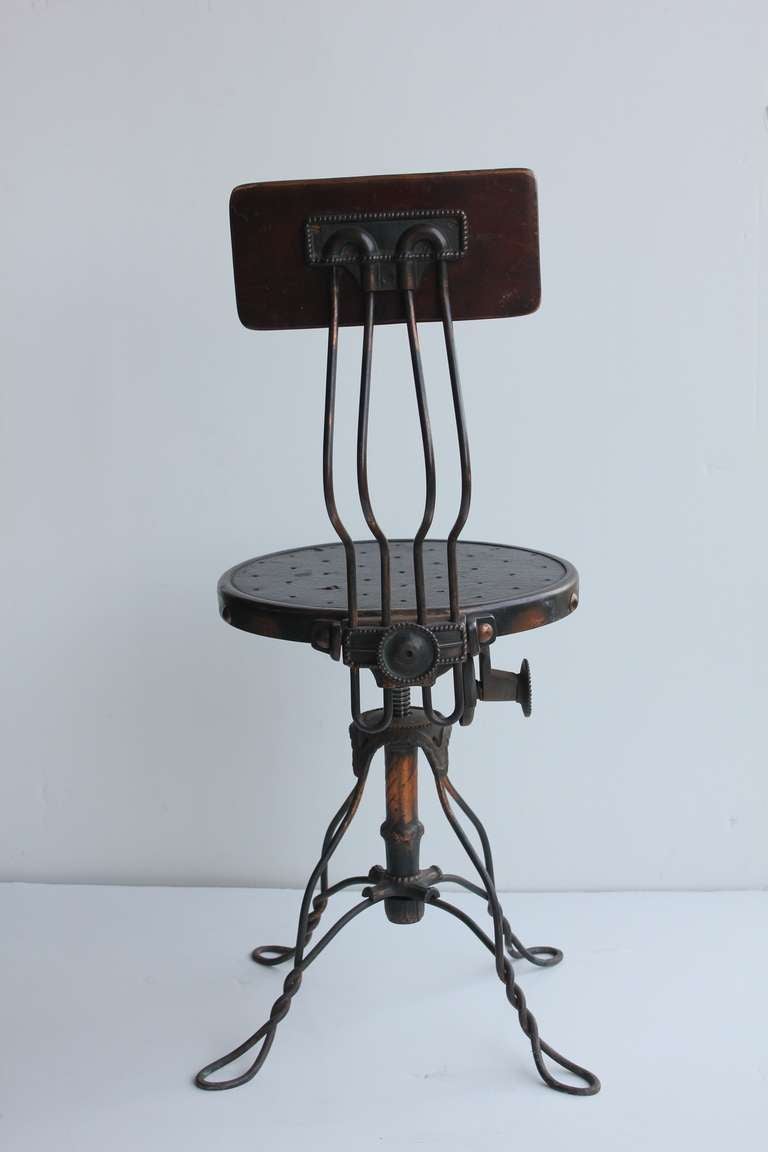 antique swivel desk chair