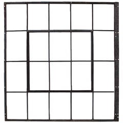 Large Antique Industrial Metal Casement Window, more available