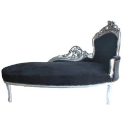 Antique French 19th Century Chaise Longue