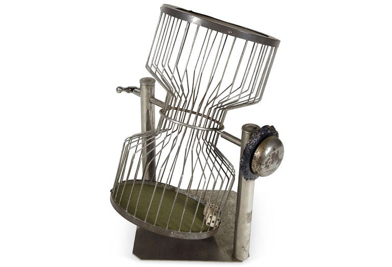1930's ChromeTable Top Dice Cage