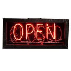 1930's Neon Open/Closed Sign