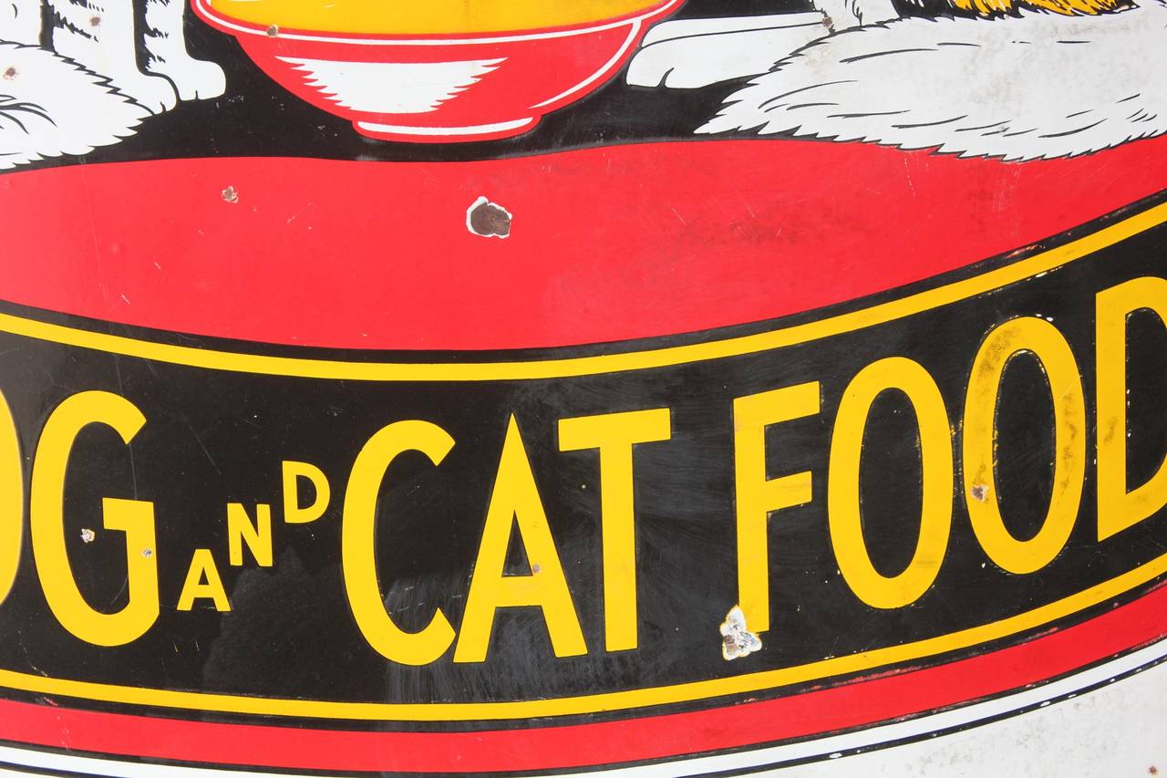 1930s Porcelain Sign "Dr. Ross Dog and Cat Food" at 1stDibs dr ross