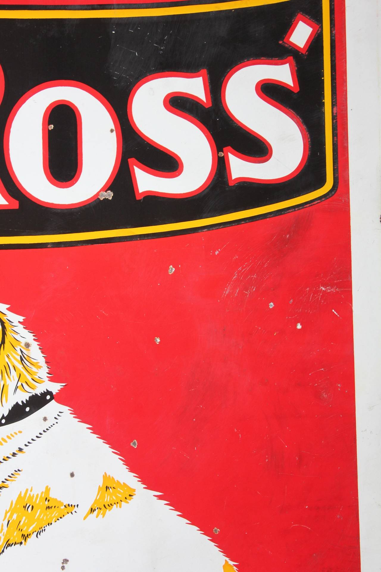 1930s Porcelain Sign "Dr. Ross Dog and Cat Food" at 1stDibs dr ross