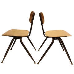 Vintage Mid Century School Chairs