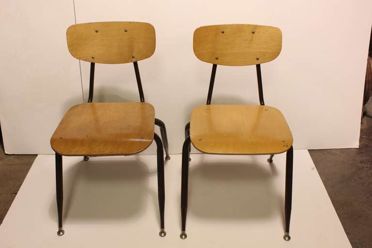 Schoolhouse Mid Century School Chairs