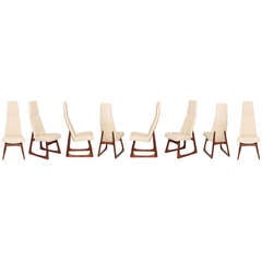 Adrian Pearsall Dining Chairs,set of four chairs 1