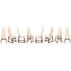 Adrian Pearsall Dining Chairs, set of four chairs