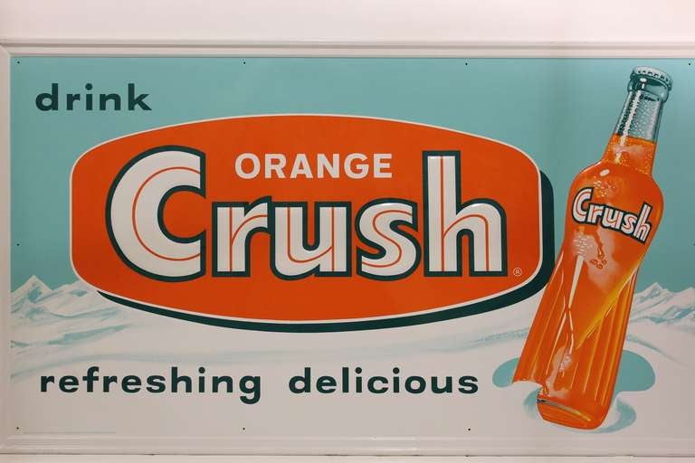 orange crush sign for sale