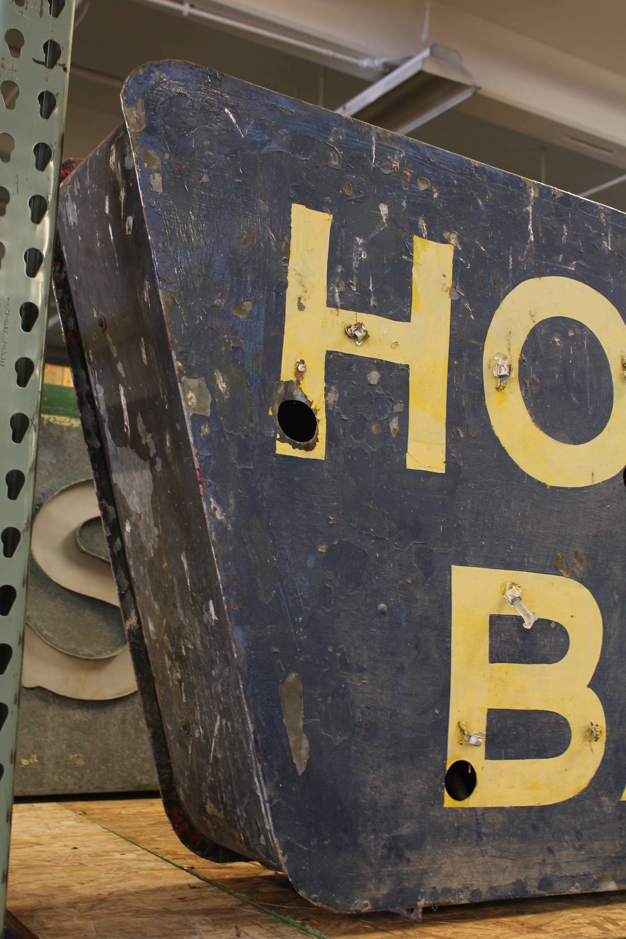 Vintage Hotel Bar Sign At 1stdibs