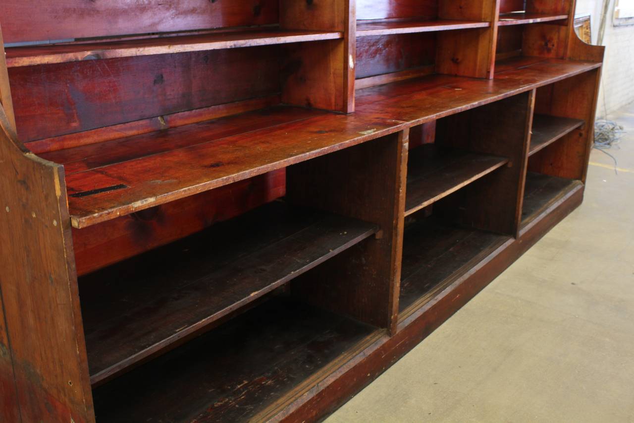Industrial Antique American Department Store Shelves For Sale