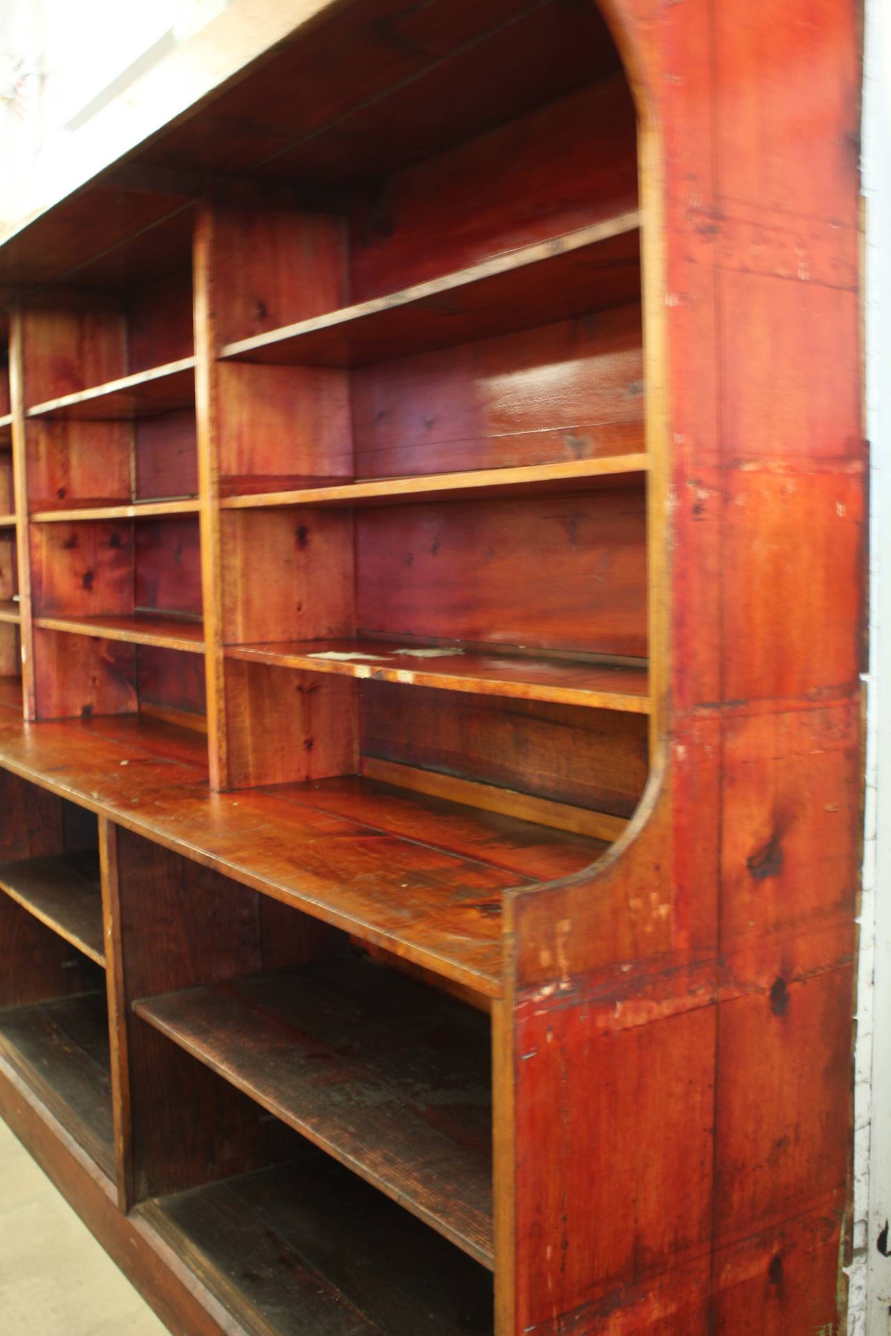 Antique American Department Store Shelves In Good Condition For Sale In Chicago, IL