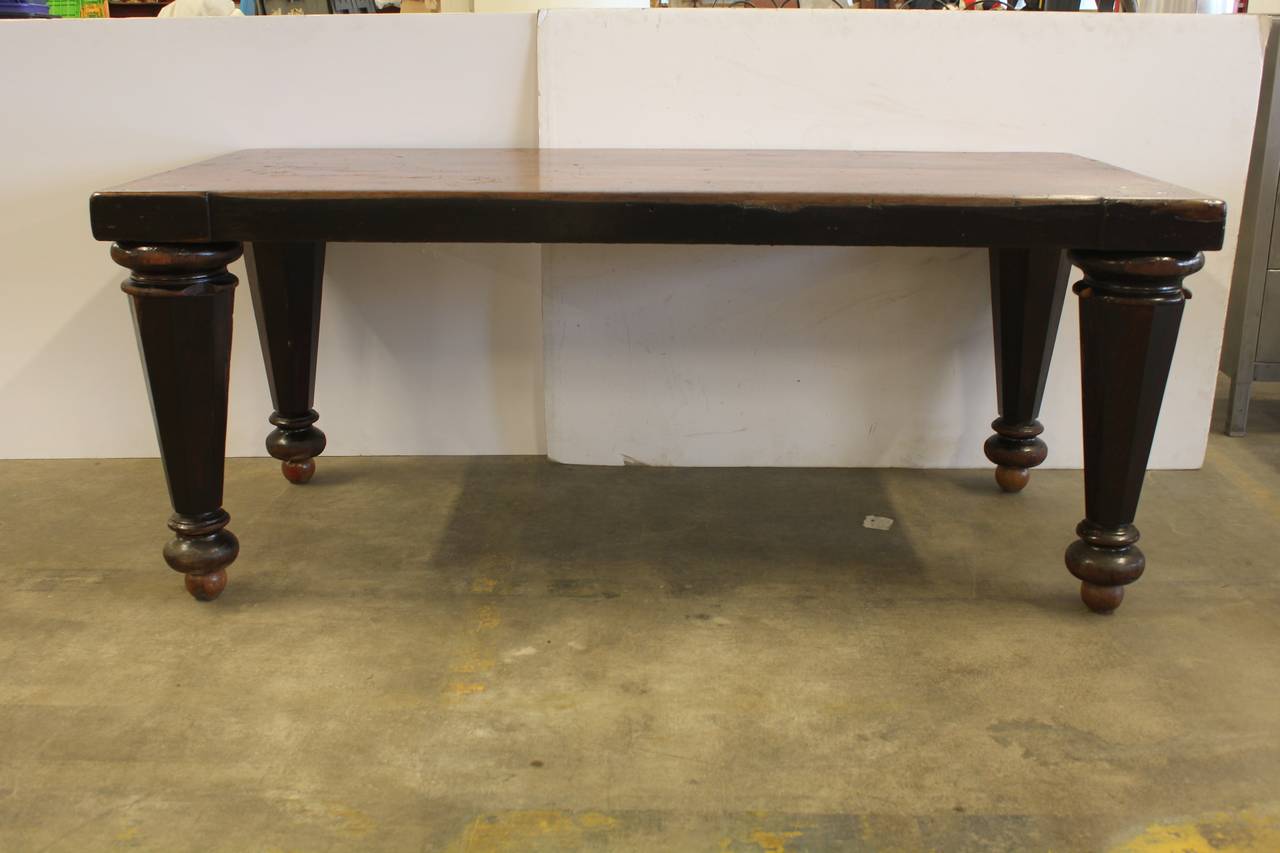 Antique Library Wooden Table